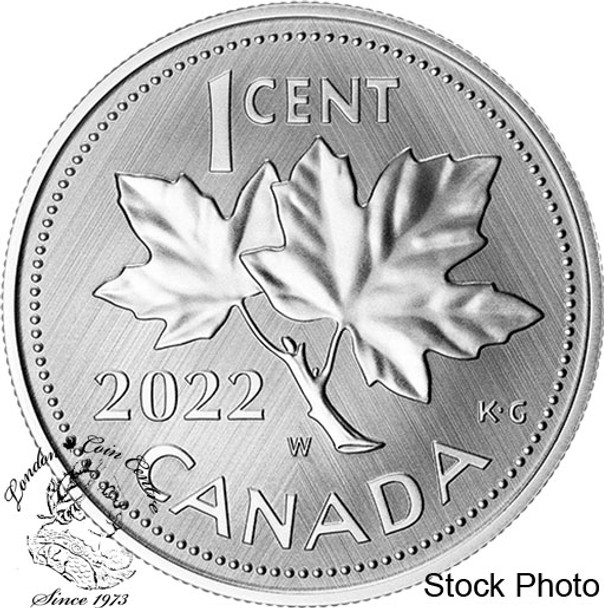 Canada: 2022 1 Cent Farewell To The Penny: W Mint Mark 1 oz. Specimen Pure Silver Coin