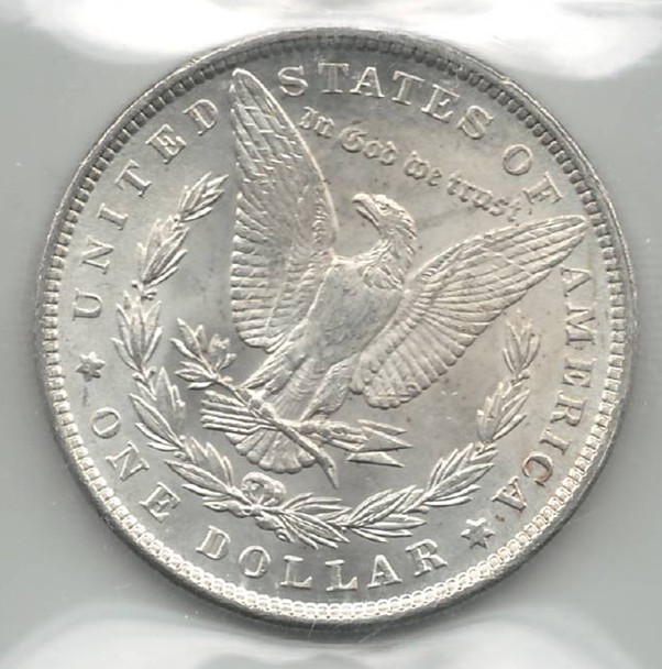 United States:  1885 Morgan  Dollar ICCS  MS62