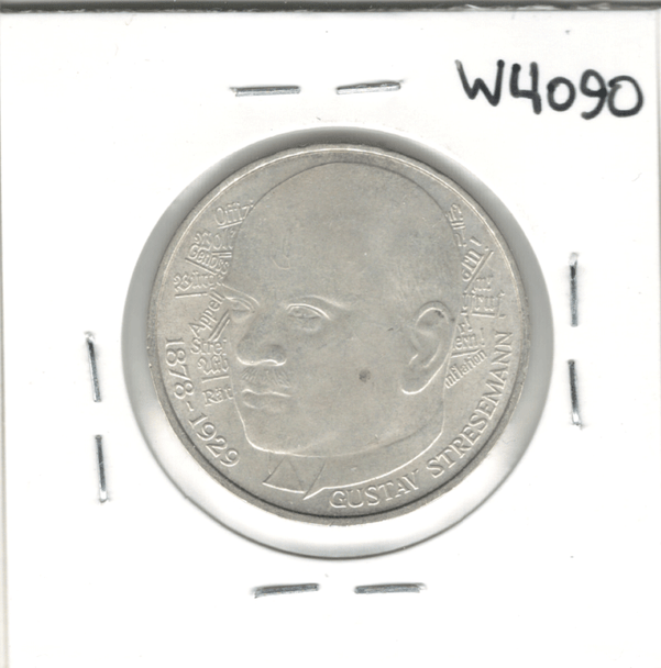 Germany: 1978D 5 Mark Gustav Stresemann