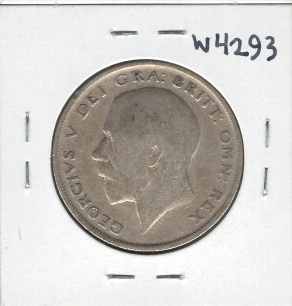 Great Britain: 1921 1/2 Crown #3