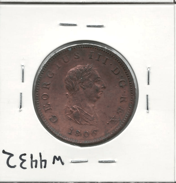 Great Britain: 1806 1/2 Penny #4