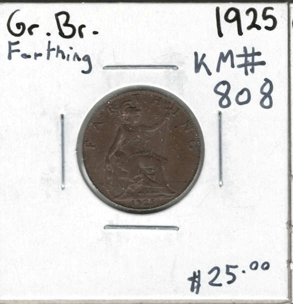 Great Britain: 1925 Farthing