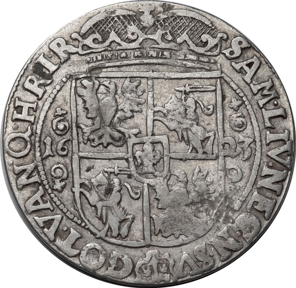 Poland: 1623 Krakow 18 Groszy, Zygmunt III Waza