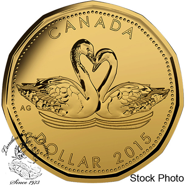 Canada: 2015 $1 Swans Loonie