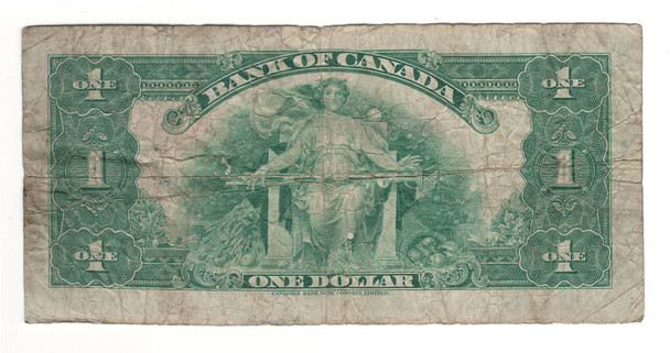 Canada: 1935 $1 Banknote - Bank of Canada English  BC-1B