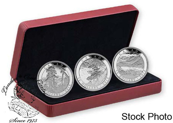 Canada: 2015 $15 Carmichael Silver 3 Silver Coin Set