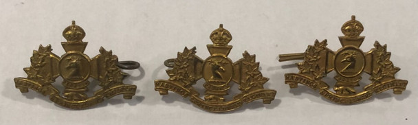 Canada: Set of 3 Hastings and Prince Edward Collar Badges