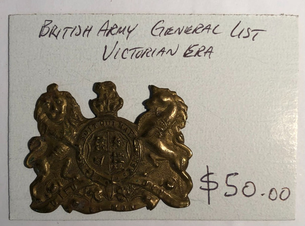 Great Britain: Victorian Era British Army Badge