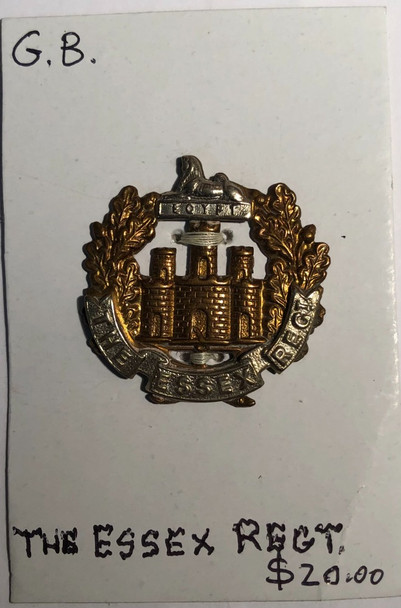 Great Britain: WWI/WWII Essex Regiment Cap Badge