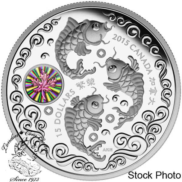 Canada: 2015 $15 Maple of Prosperity Silver Coin