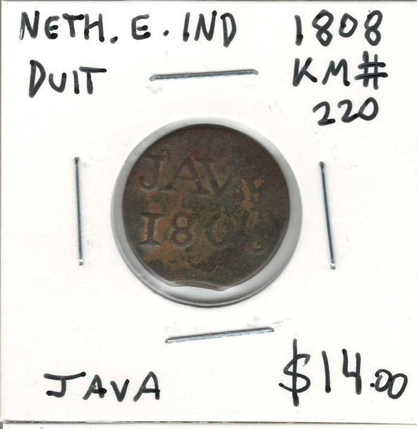 Netherlands East Indies: 1808 Duit Java