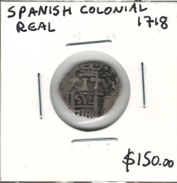 Spanish Colonial:  1718 Real