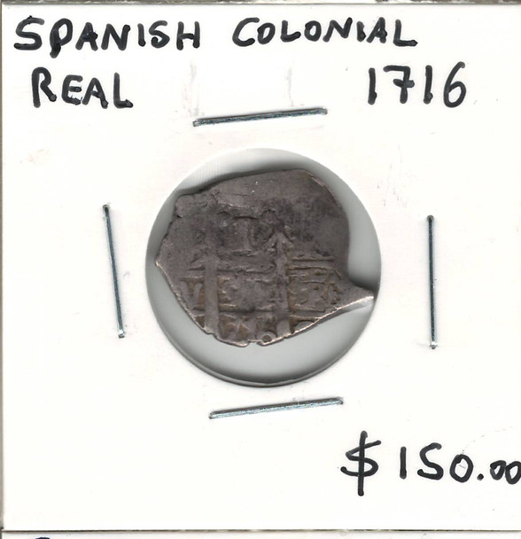 Spanish Colonial: 1716 Real