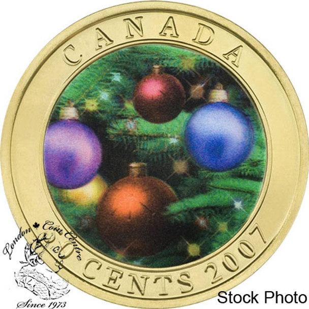 Canada: 2007 50 Cent Holiday Ornaments Coin