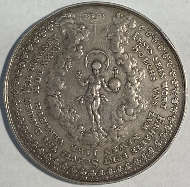 Poland: Danzig: 1635 Religious Medal by Sebastian Dadler
