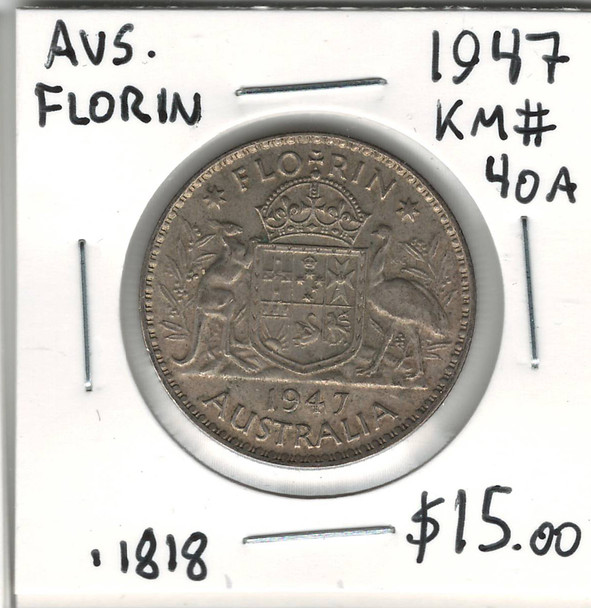 Australia: 1947 Florin