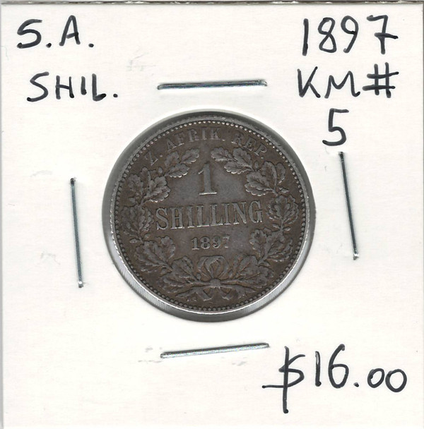 South Africa: 1897  Shilling