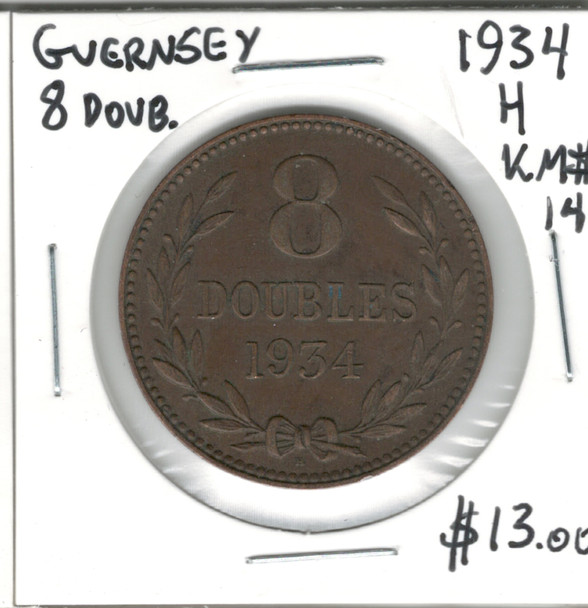 Guernsey: 1934H 8 Doubles