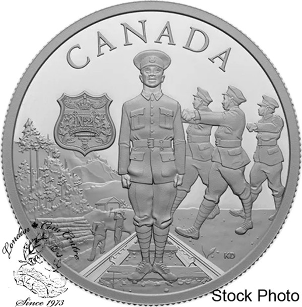 Canada: 2023 $20 Commemorating Black History: No. 2 Construction Battalion  Pure Silver Coin