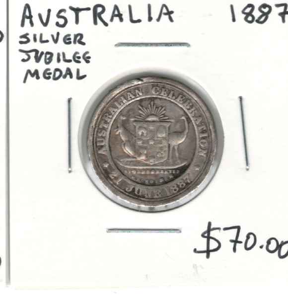 Australia: 1887 Silver Jubilee Medal