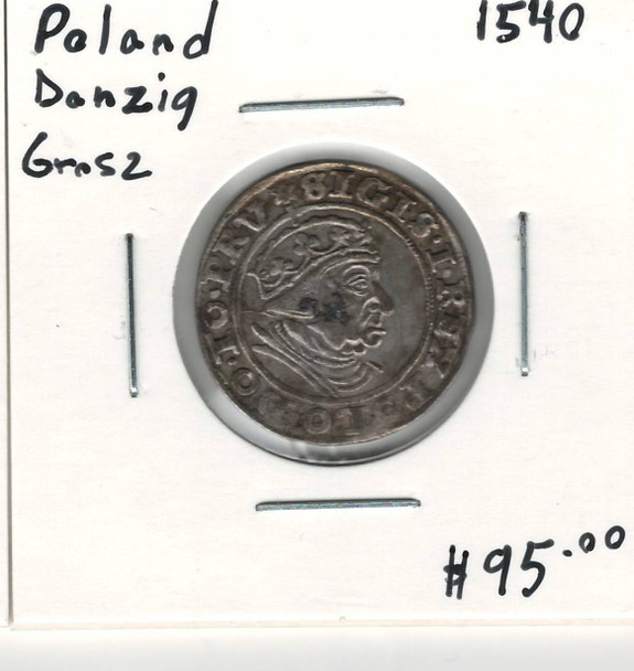 Poland: Danzig: 1540 Grosz