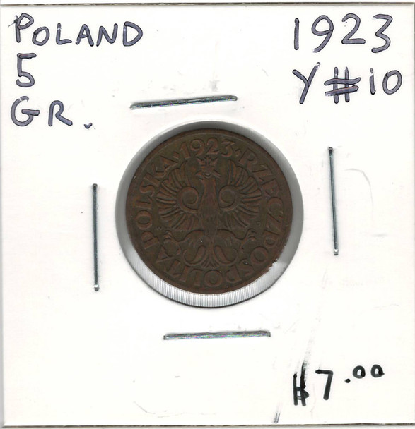 Poland: 1923 5 Groszy