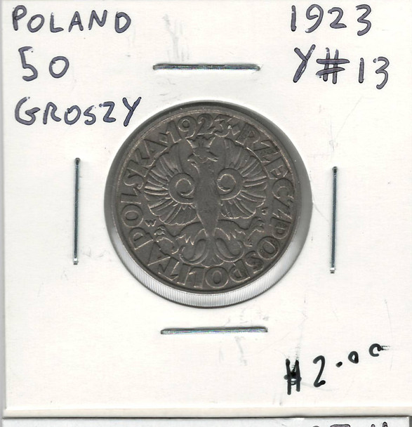 Poland: 1923 50  Groszy