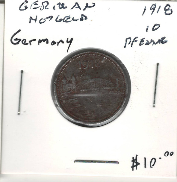 Germany: Notgeld: 1918 10 Pfennig