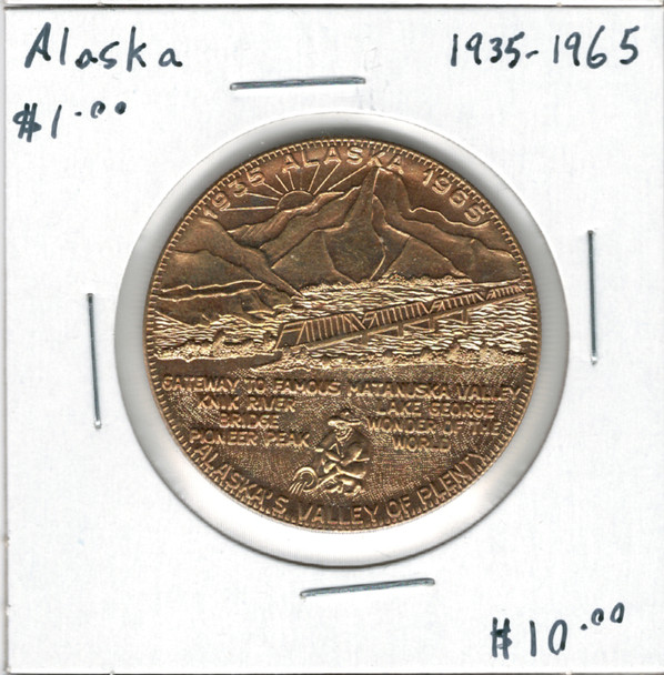United States: 1965 Alaska $1.00 Token