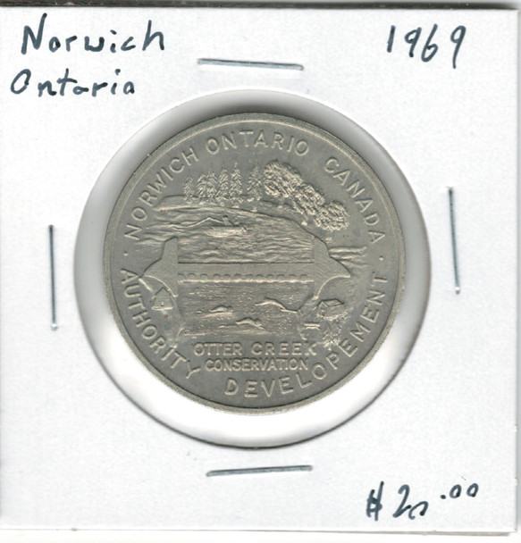 Canada: 1969 Norwich Ontario Token