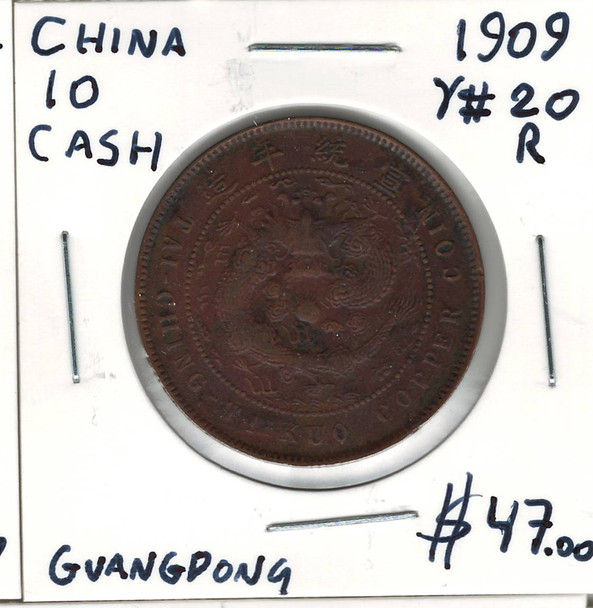 China: 1909 10 Cash