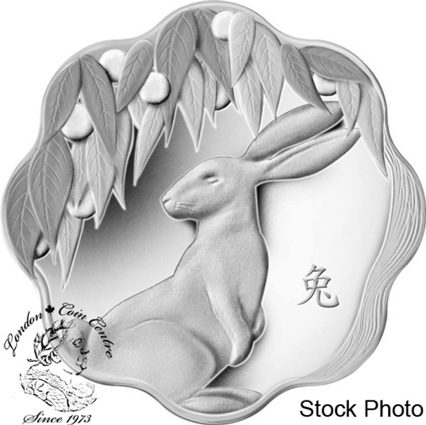 Canada: 2011 $15 Lunar Lotus Year of the Rabbit Silver Coin