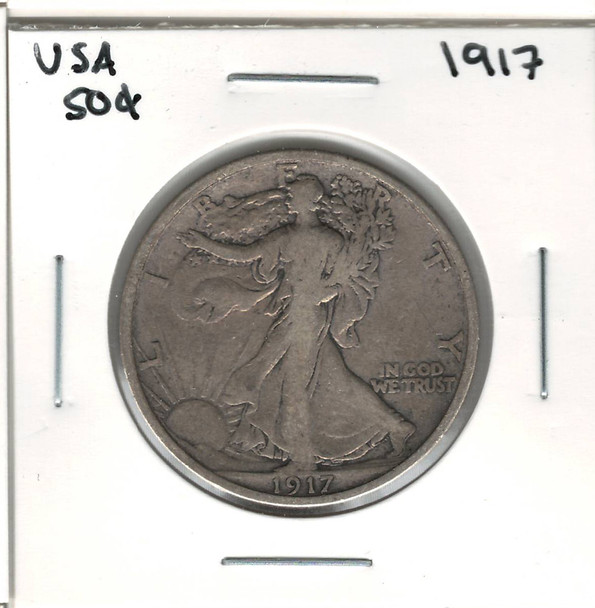 United States: 1917 50 Cent F12