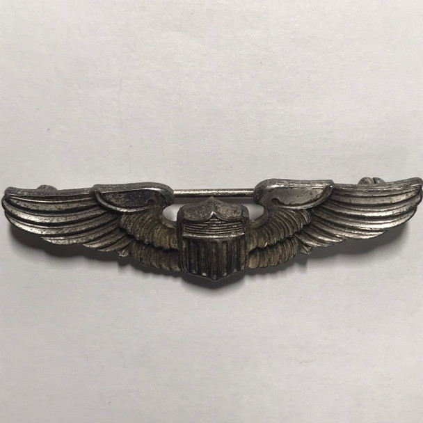 United States: American Airforce WWII Sterling Silver Pilot Wing