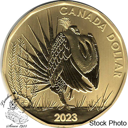 Canada: 2023 $1 Loonie Greater Sage-Grouse Specimen Coin