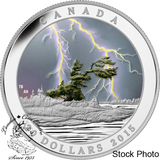 Canada: 2015 $20 Weather Phenomenon - Summer Storm Silver Coin