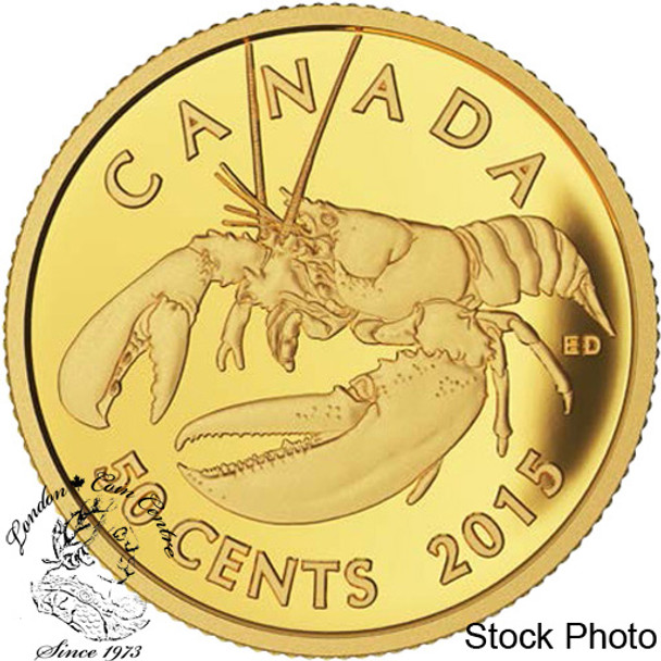 Canada: 2015 50 Cent Lobster Gold Coin