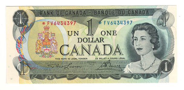 Canada: 1973 $1 Bank Of Canada Replacement Banknote FV