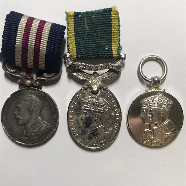 Great Britain and Commonwealth: Lot of 3 Miniature Medals