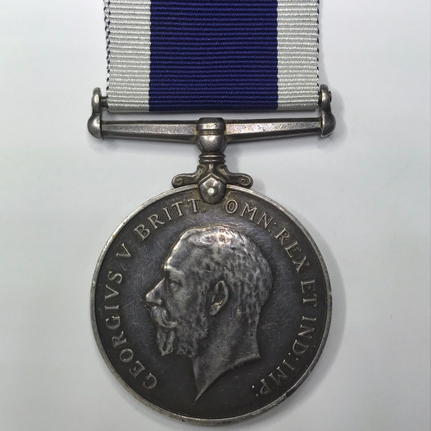 Great Britain: Royal Naval Long Service and Good Conduct Medal to J.77609 A.J. JAMES A,B, H.M.S. BERWICK.