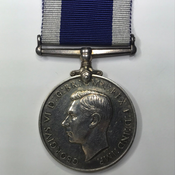 Great Britain: Royal Naval Long Service and Good Conduct Medal to J.99683 G.R.D. CHENNERY. A.B. H.M.S. COURAGEOUS.