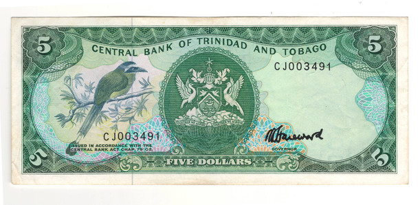 Trinidad and Tobago: 1985 5 Dollars