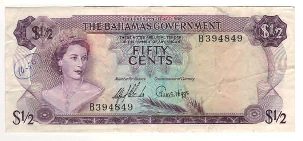 Bahamas: 1965 50 Cents