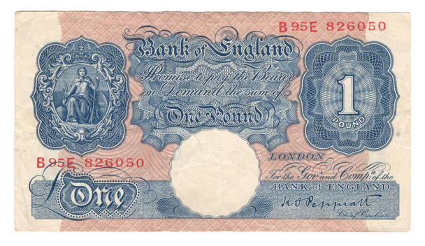 Great Britain: 1940-48 Pound, R.C.A.F. Short Snorter