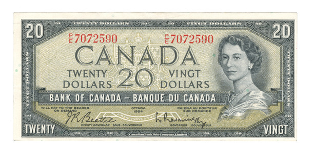 Canada: 1954 $20 Bank Of Canada Banknote P/E