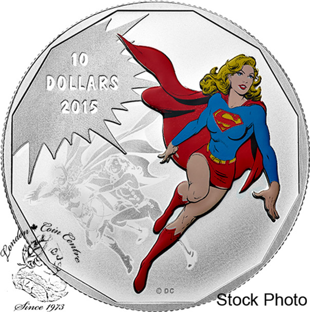 Canada: 2015 $10 Supergirl Superman DC Comics™ Originals: Unity Silver Coin