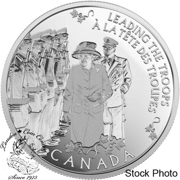 Canada: 2015 $5 Today's Monarch. Yesteryear's Princess Silver Coin