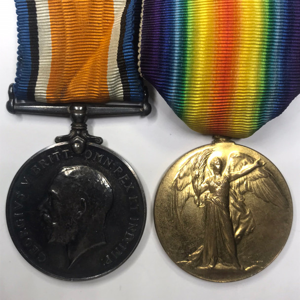 Canada: WWI Medal Pair Awarded to 2188568 PTE. J. ROSE C.F.C.