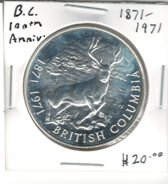 Canada: 1871 - 1971 100th Anniversary of British Columbia