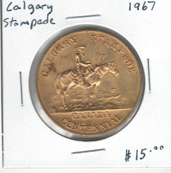 Canada: 1967 Calgary Stampede Souvenir Token Centennial